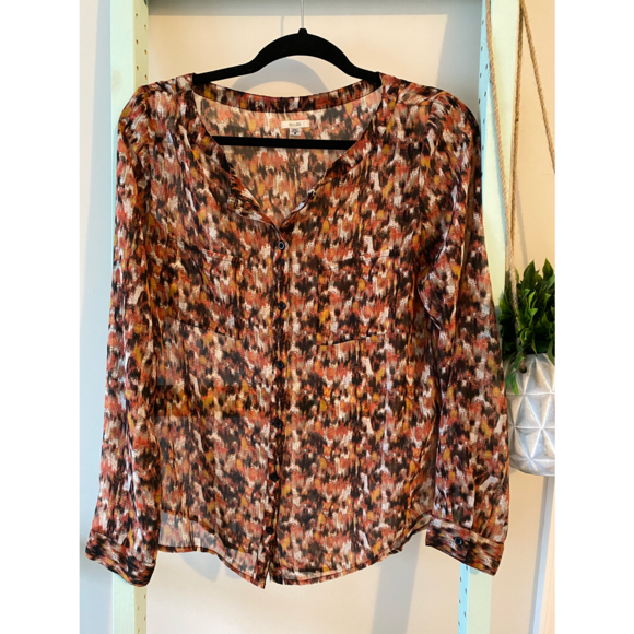 Ecote Tops - Urban Outfitters Multicolored Blouse